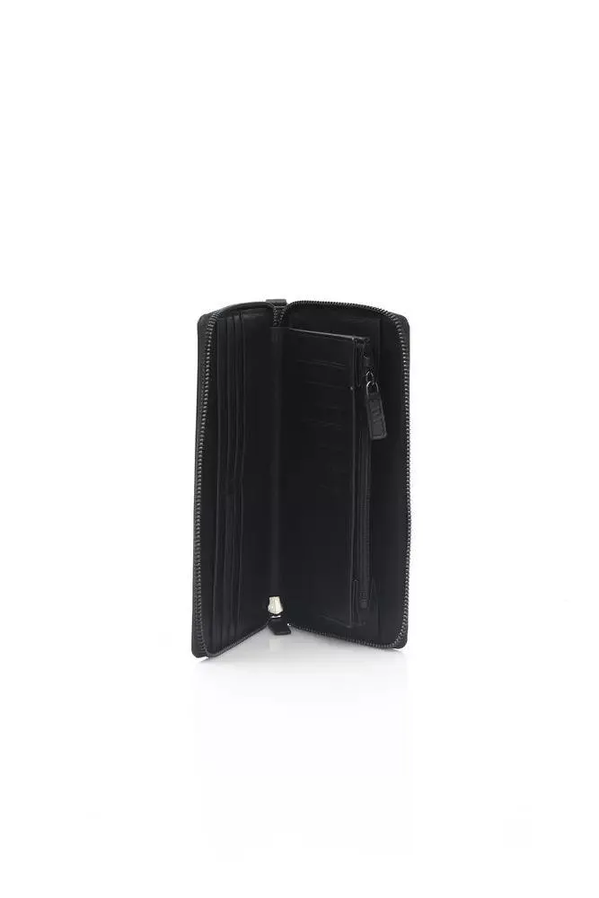 Automobili Lamborghini Black CALF Leather Wallet
