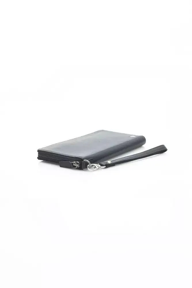 Automobili Lamborghini Black CALF Leather Wallet