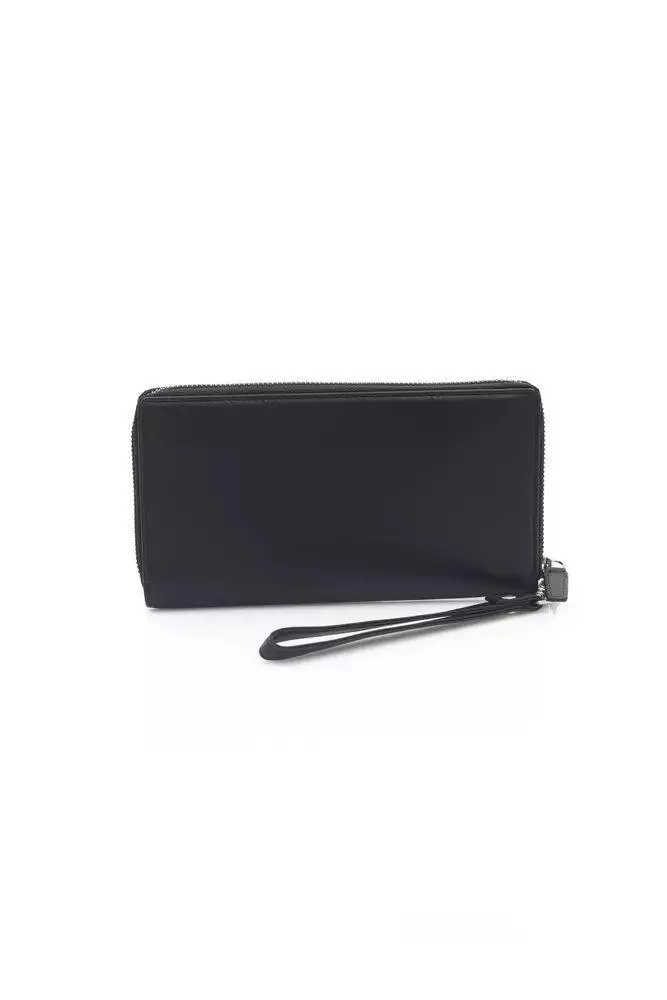 Automobili Lamborghini Black CALF Leather Wallet