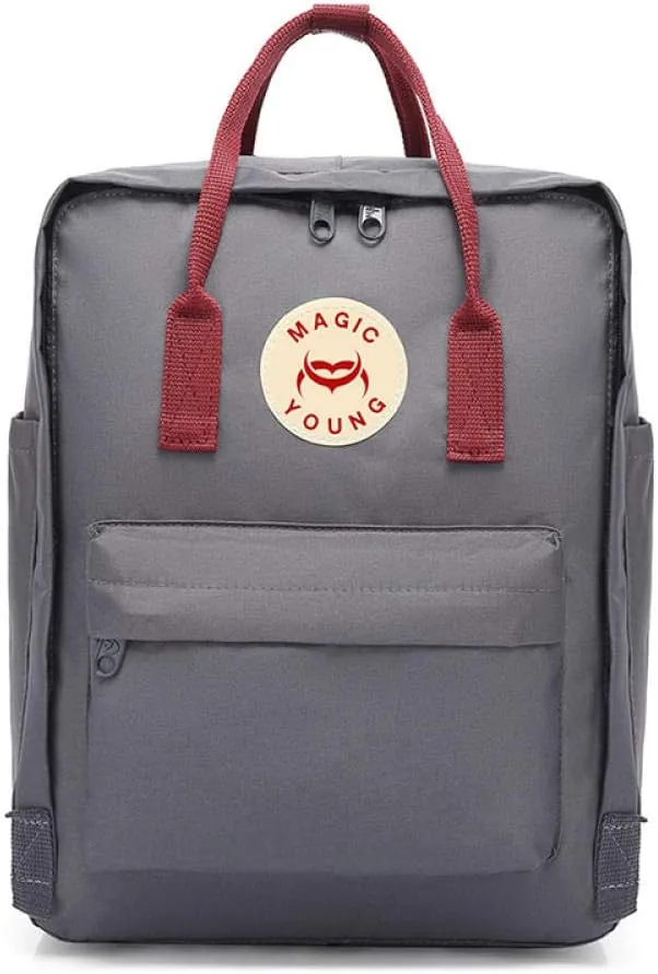Backpack Backpack Arctic Outdoor Canvas Fox Backpack Casual Backpack 7L / 16L / 20L-Graphite gray wine red belt_7L