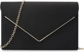 BBjinronjy Clutch Purse for Women Evening Bags Handbags for Wedding Party Cocktail Prom Faux Suede Crossbody Shoulder Bag