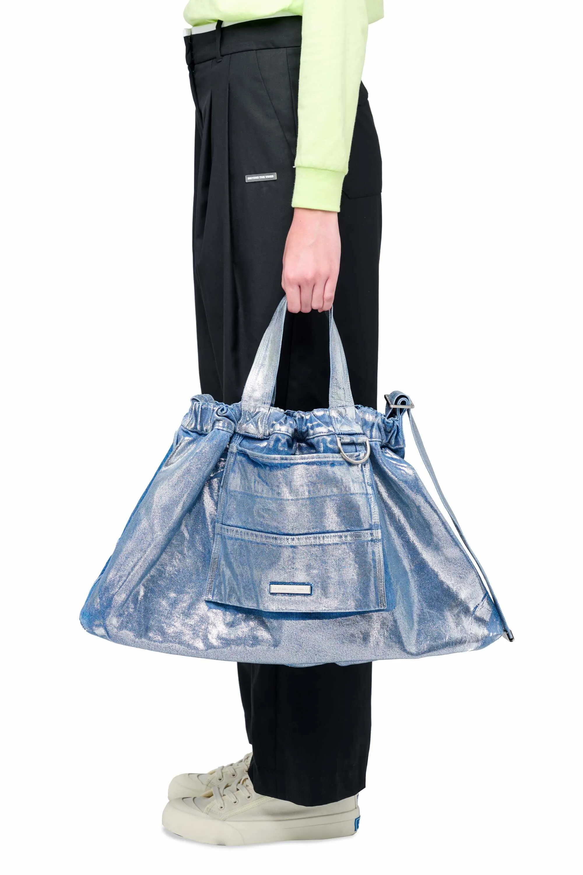 Denim XL Dumpling Bag