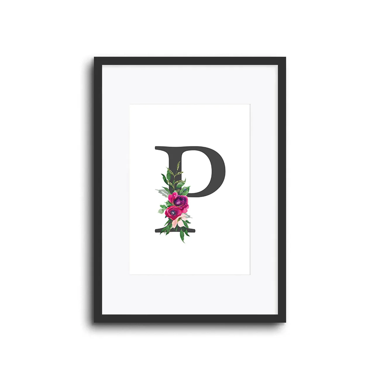Floral Initials