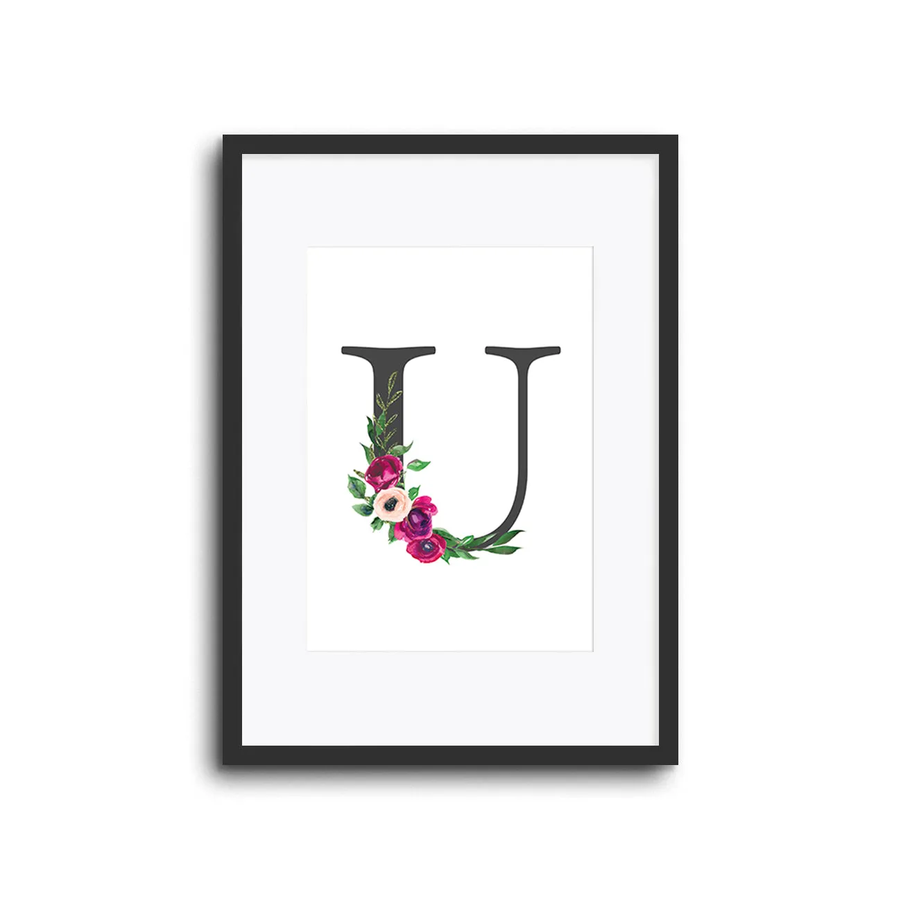 Floral Initials