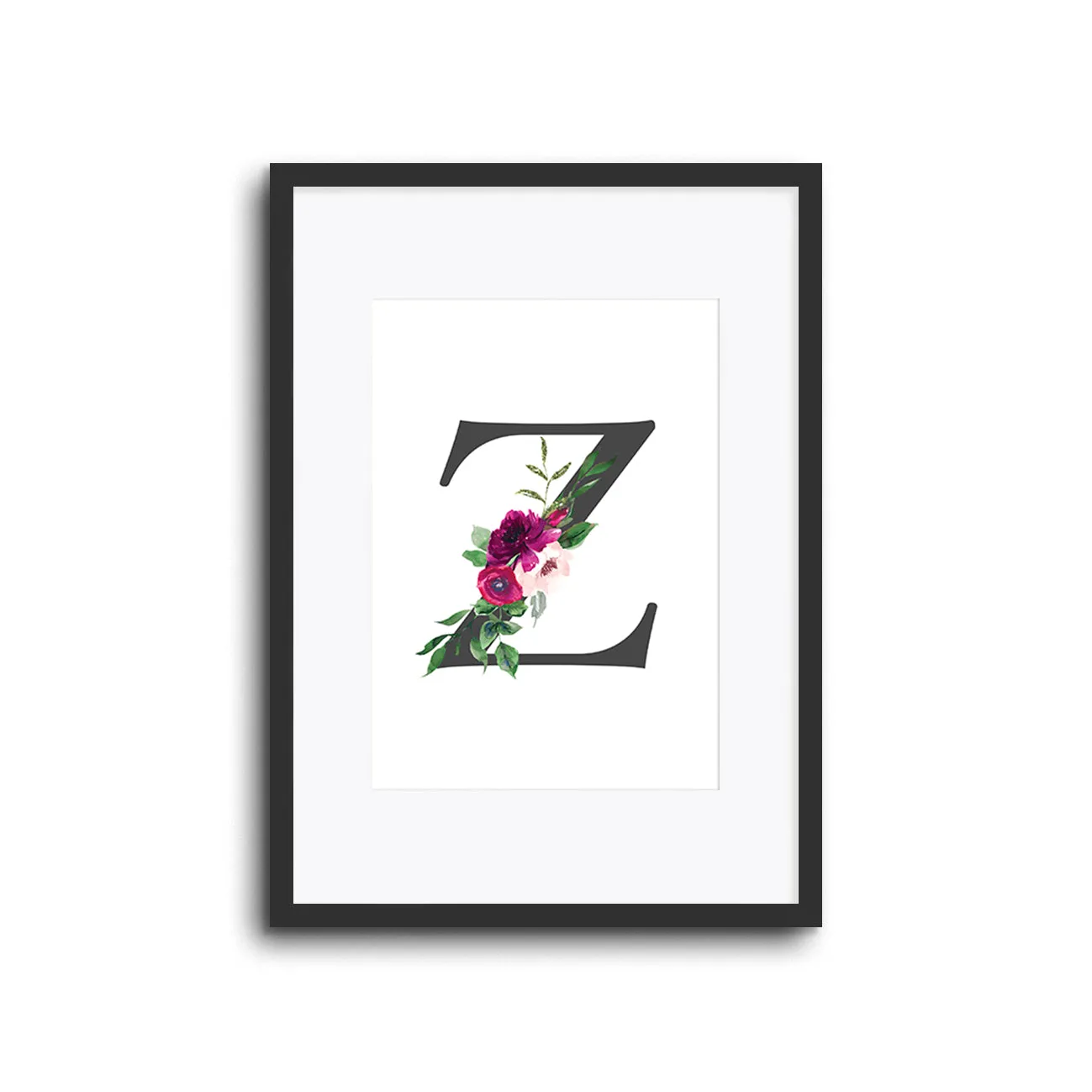 Floral Initials