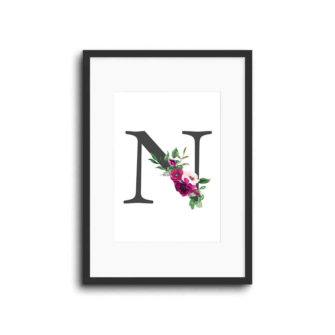 Floral Initials