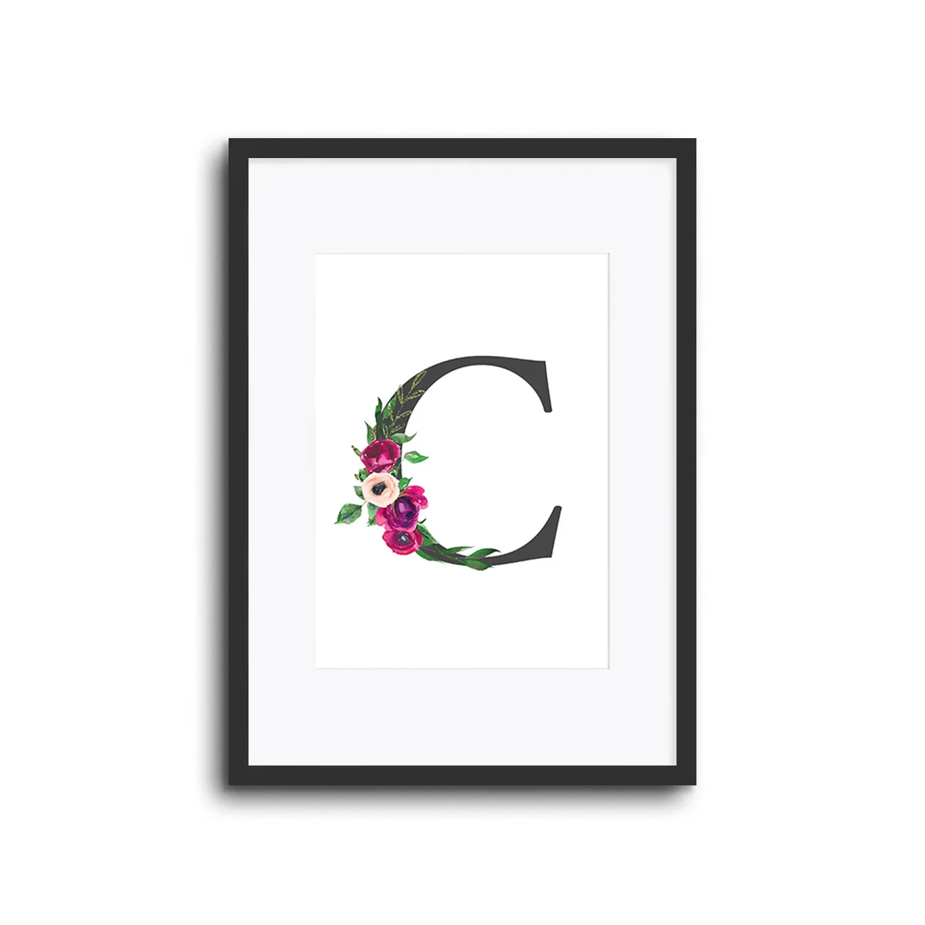 Floral Initials