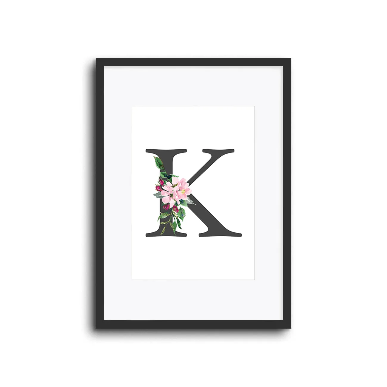 Floral Initials
