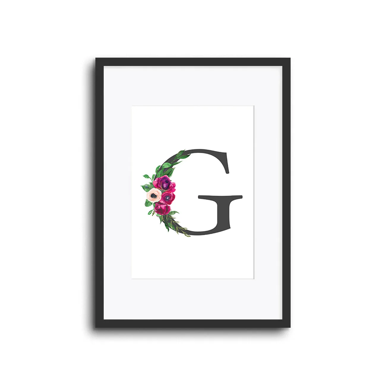 Floral Initials