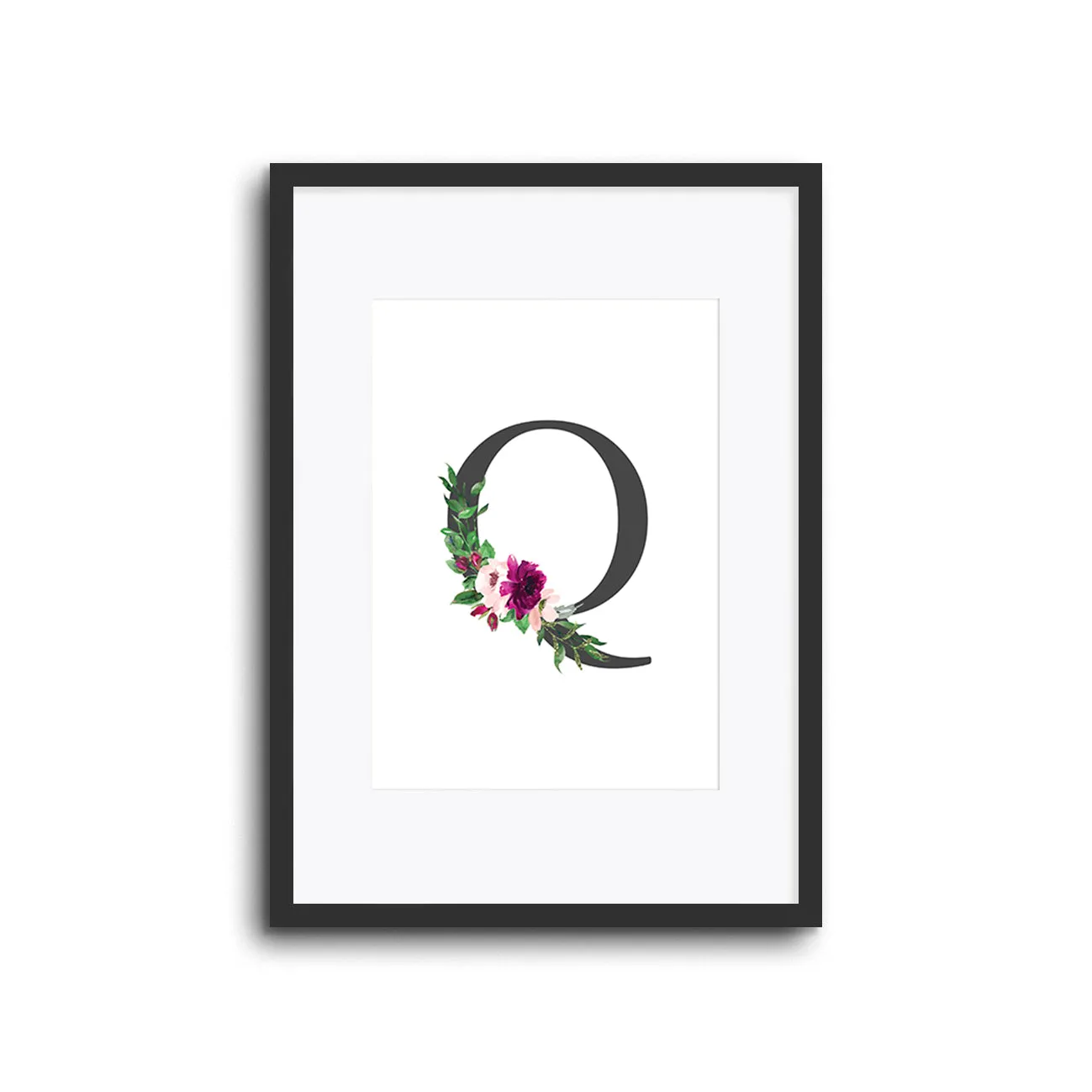 Floral Initials