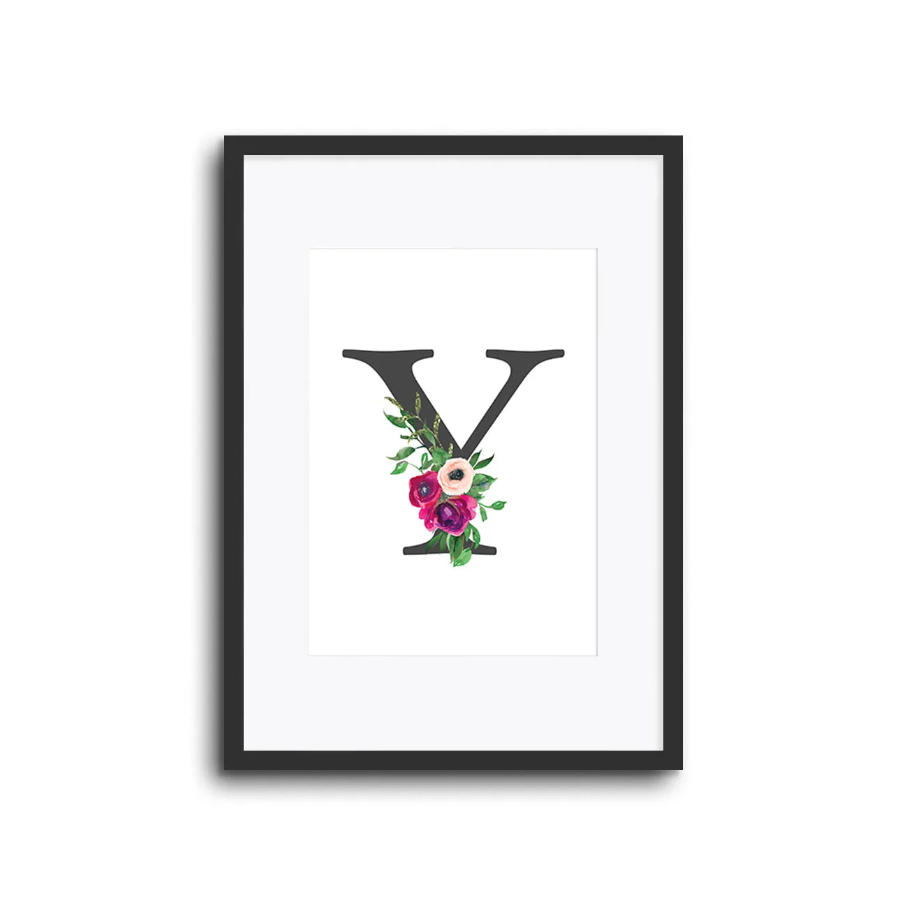 Floral Initials