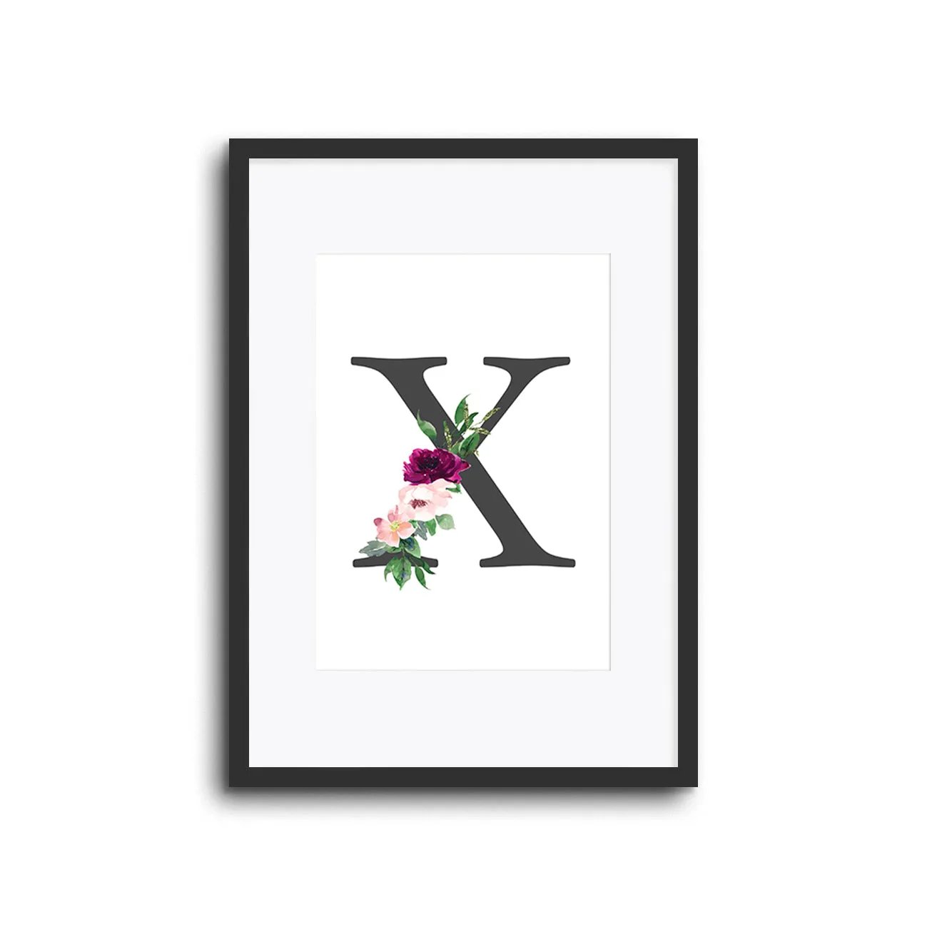 Floral Initials