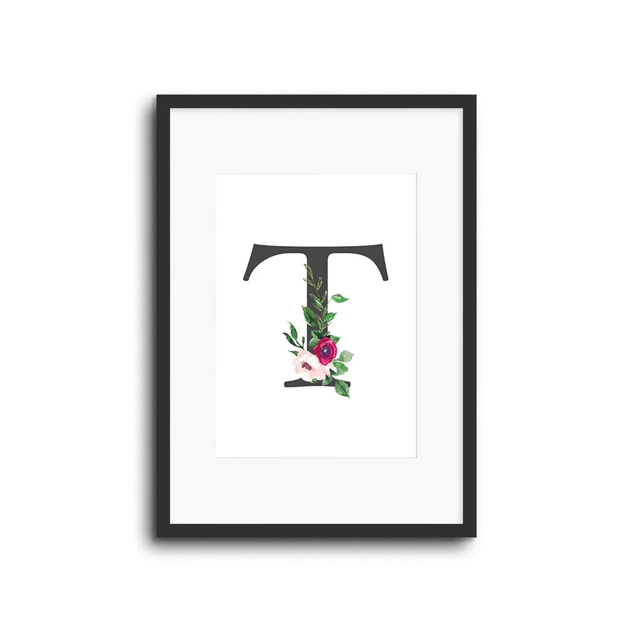 Floral Initials