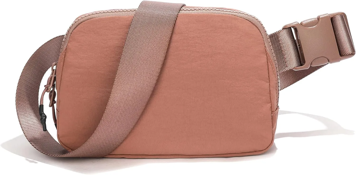 FODOKO Unisex Two-way Zipper Belt Bag