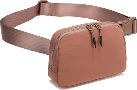 FODOKO Unisex Two-way Zipper Belt Bag
