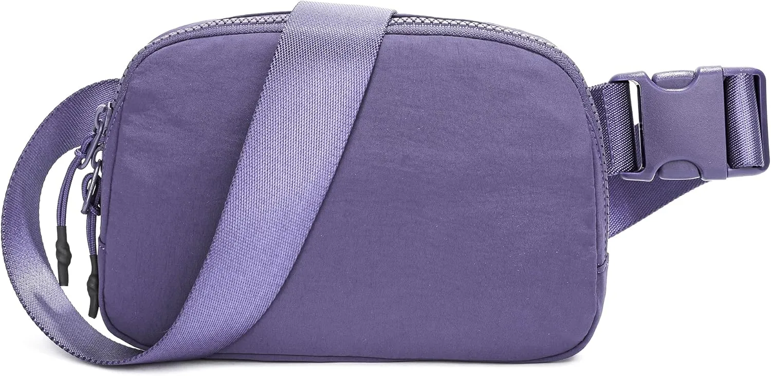 FODOKO Unisex Two-way Zipper Belt Bag