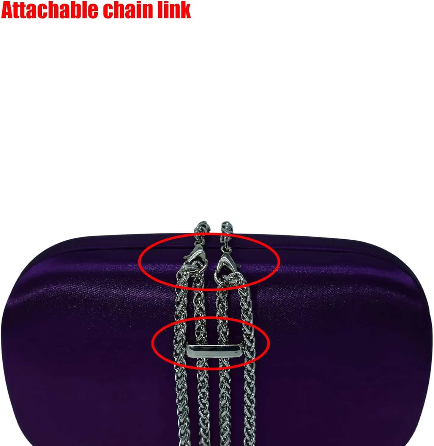 HUANG ZHUANG Elegant Velvet Clutch Satin Evening Handbag Women Party Bag Bridal Purse for Wedding Prom Formal