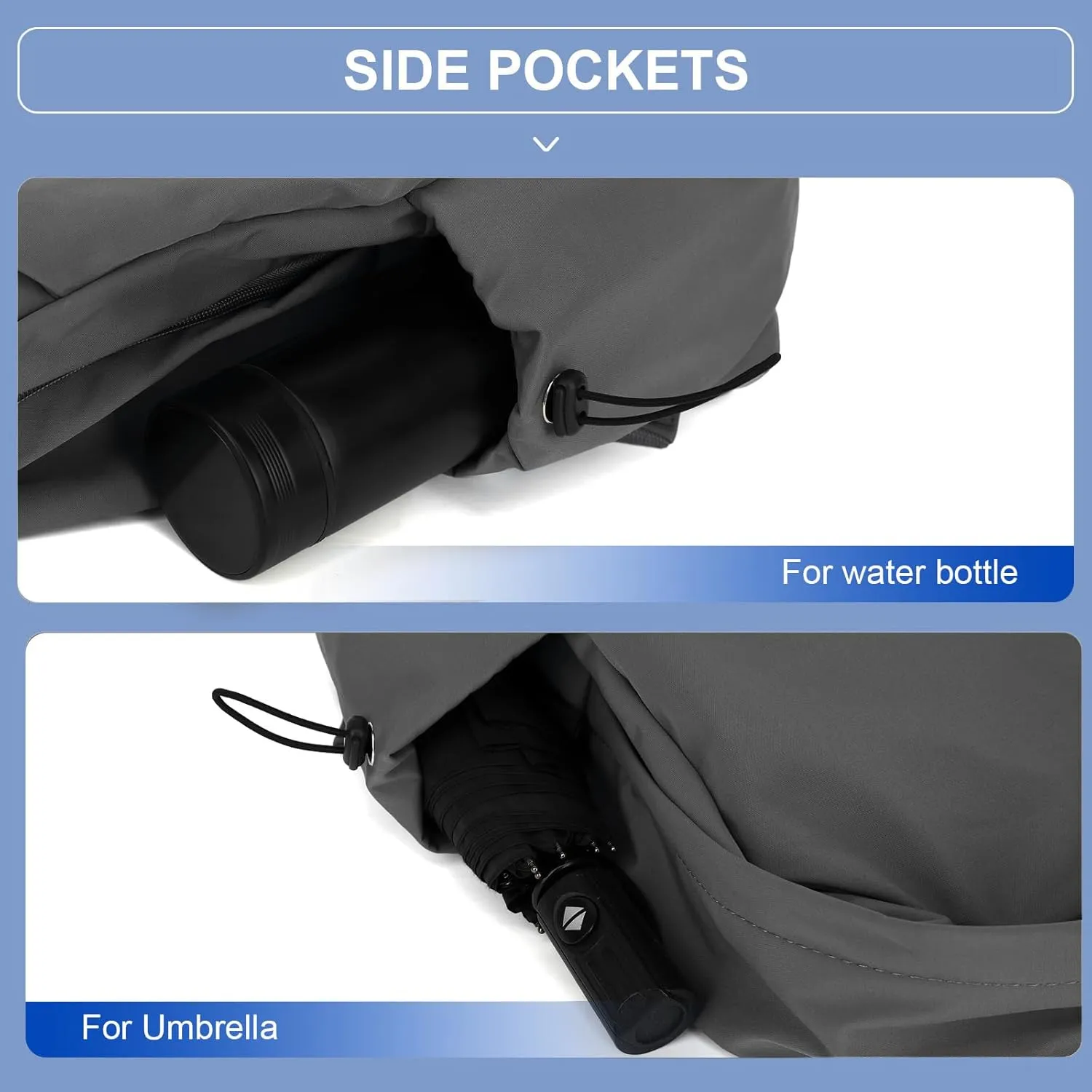Laptop Backpack for Work, College, Travel, Lightweight Waterproof Daily Backpacks for Men Women, Sport Rucksack Computer Bag Fits 15.6 Inch Notebook