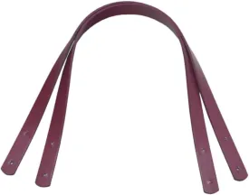 LIFKOME 2Pcs PU Leather Handbag Handles with Rivets Tote Bag Replacement Accessories for DIY Pouch Color Stylish Upgrade for Womens Bags