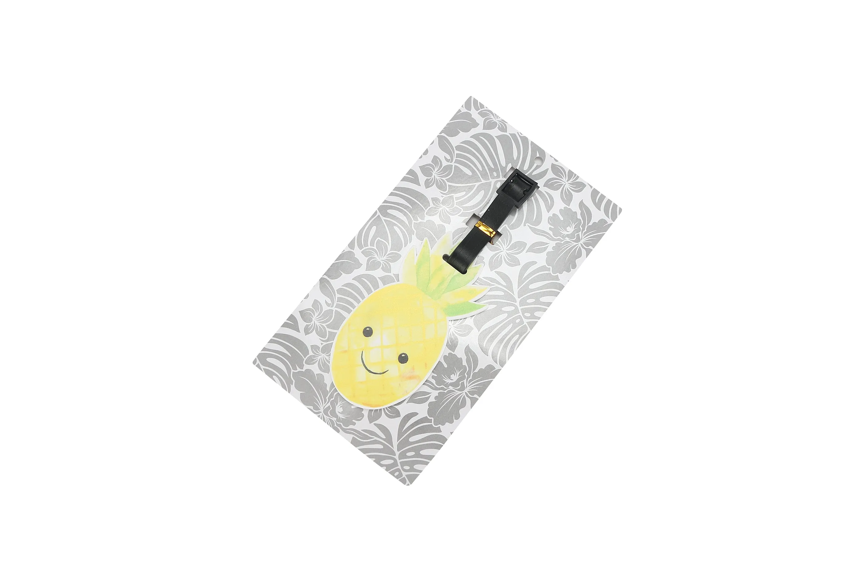 Luggage Tag Pineapple Yellow