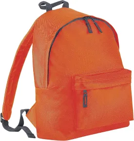 Men's Rucksack Backpacks, Orange/Graphite Grey, One Size