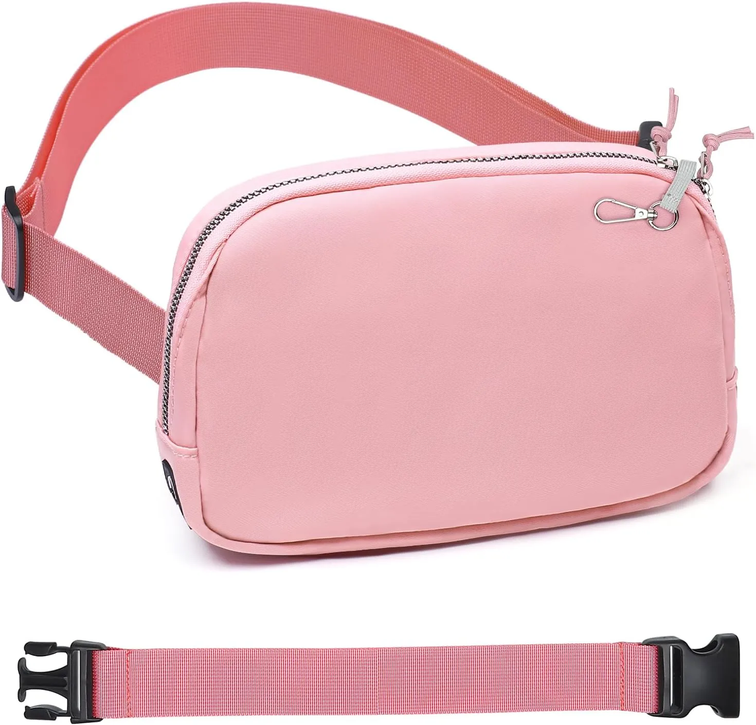 Mini Belt Bag for Women, RFID Small Fanny Pack, Womens Fashion Waist Packs with Extender Strap, Crossbody Bum Bags