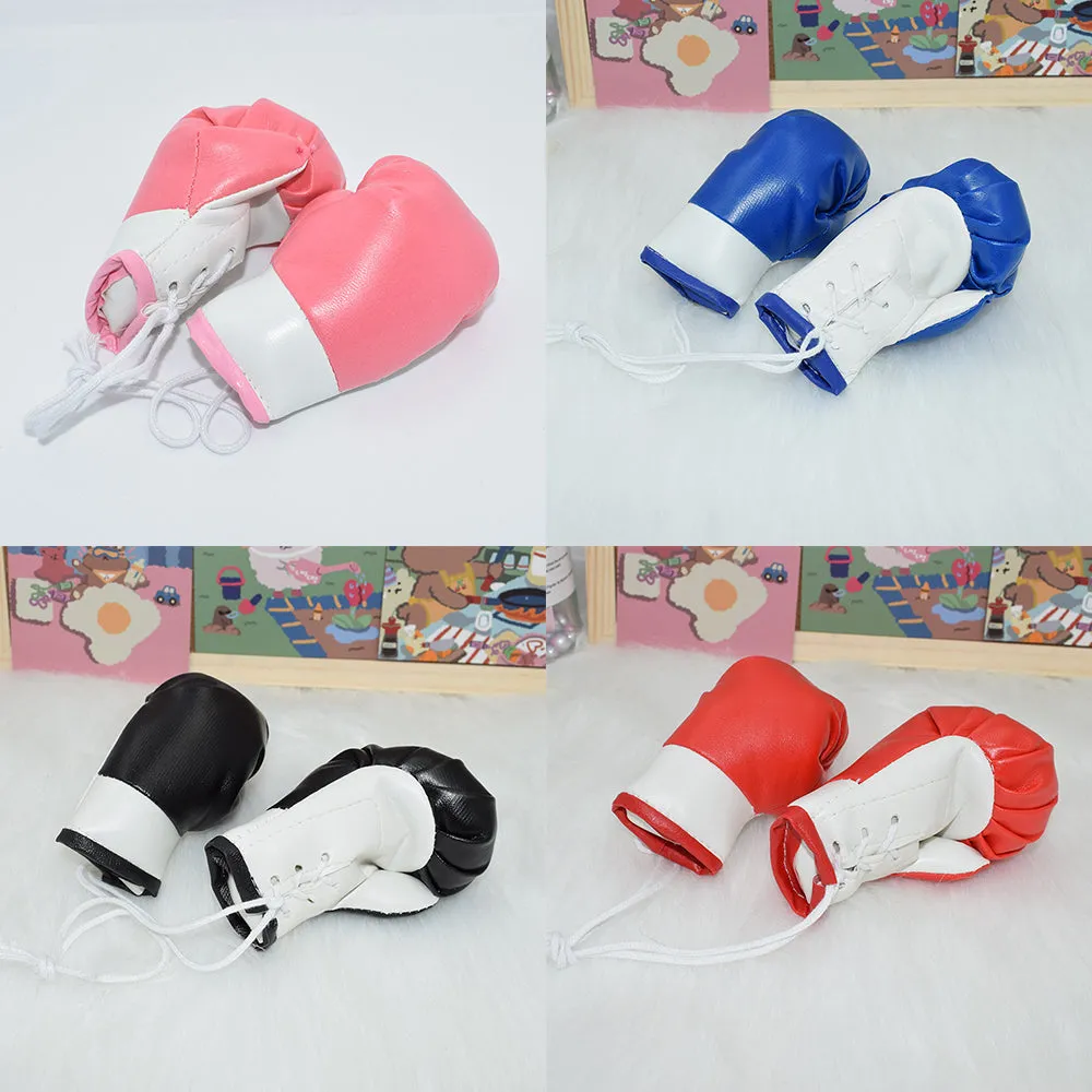 niannyyhouse 10CM Mini Keychain Boxing Glove Decorative Pendants