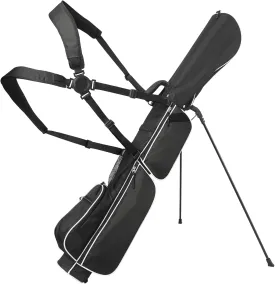 Sunday Golf Bag- Dual Strap Golf Stand Bag with 6 Pockets, Lightweight Small Golf Bag for a Few Clubs and Rain Cover Hood