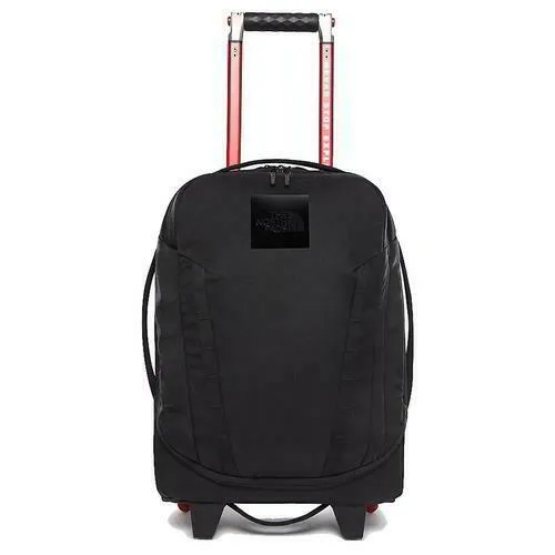The North Face Overhead 19 Black Luggage Suitcase Travel Rolling Bag 32 Litre