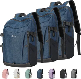 Travel Backpack for Women & Men, Lightweight Backpacks with USB Charging Port in 3 Size, TSA 13.5/15.6/17.3 inch Laptop Backpack, Casual Hiking Daypack for Camping Weekender Business Outdoor